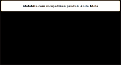 Desktop Screenshot of idolakita.com